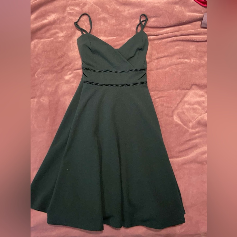 Emerald Green Midi Dress
